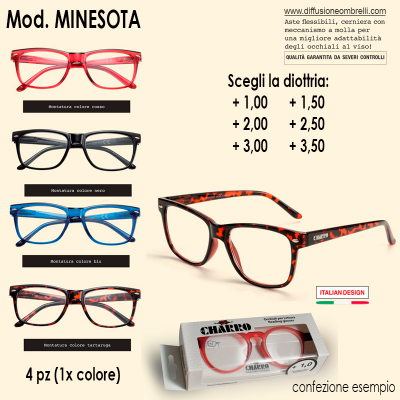 RICARICA ART. MINNESOTA 4 PZ PER DIOTTRIA A SCELTA