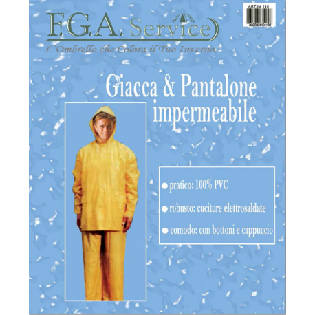 Jacket & Pants Waterproof Art. 118