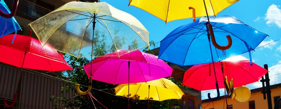 Installazione Ombrelli sospesi - Comune di Castellammare di Stabia